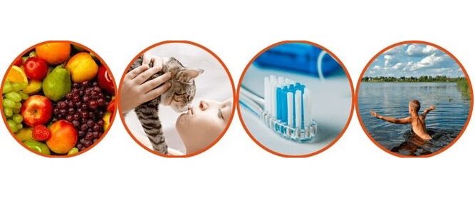 sources of parasite infection